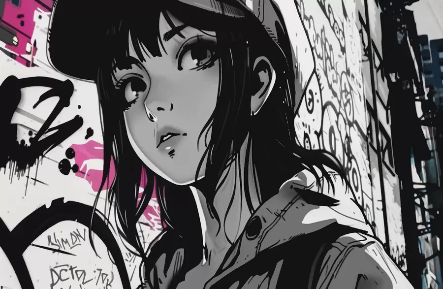 fototapet Fata anime w00973