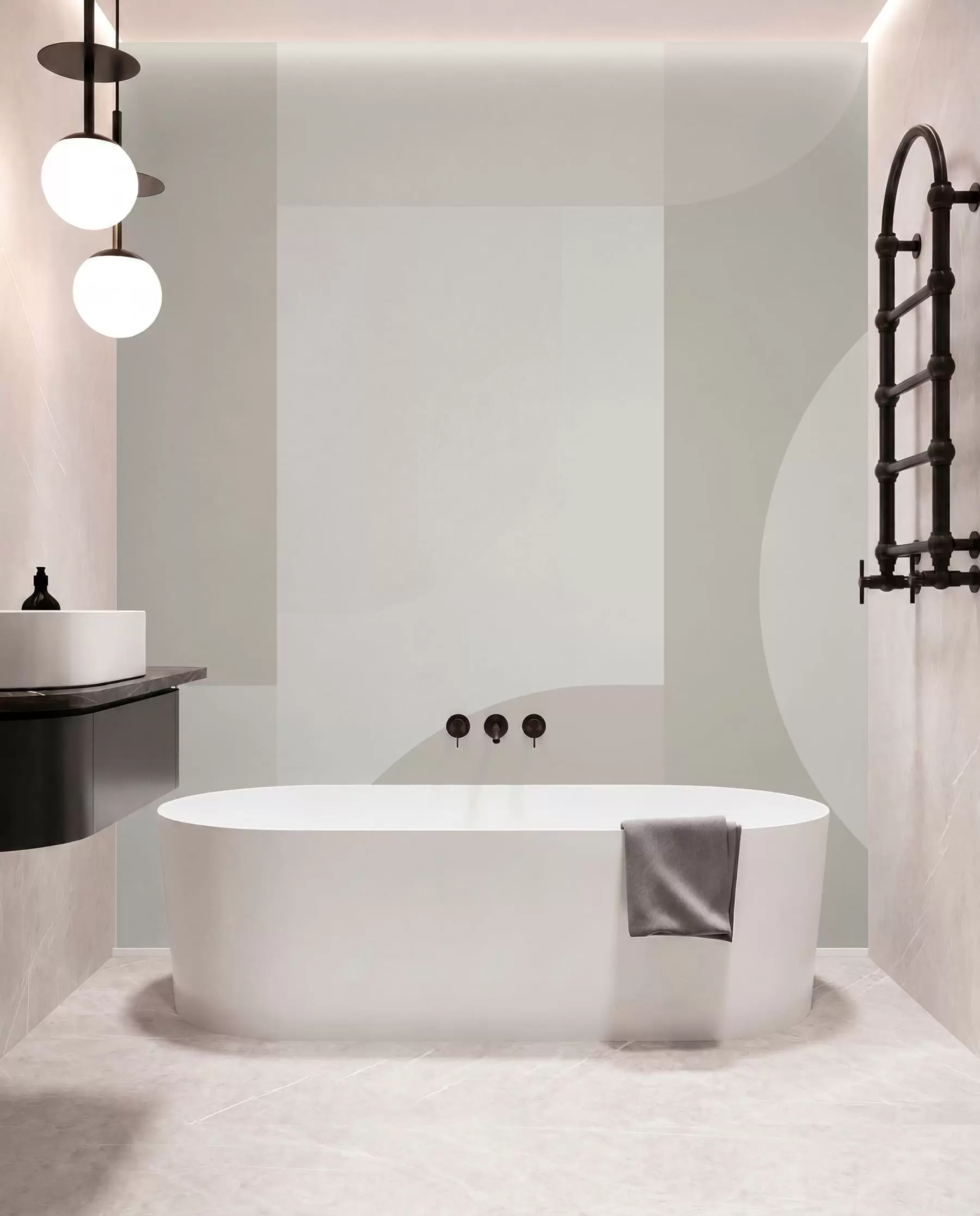 fototapet Minimalism elegant cu geometrie w01500v3