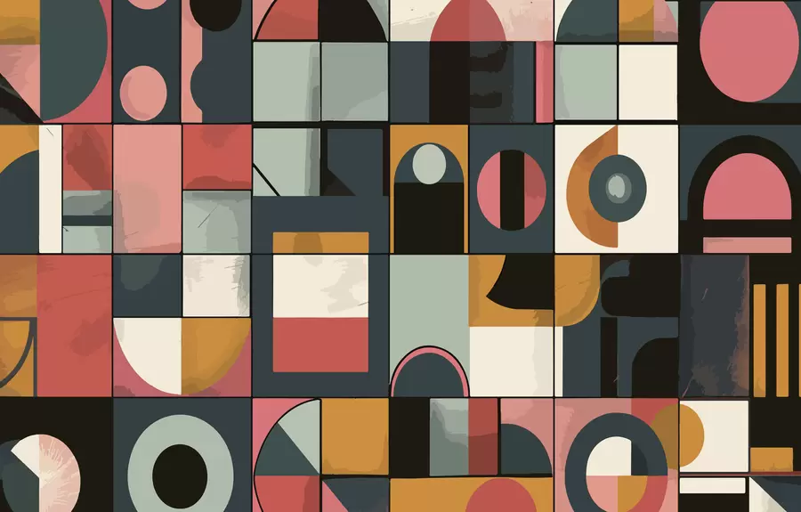 fototapet Stil Bahaus w01075