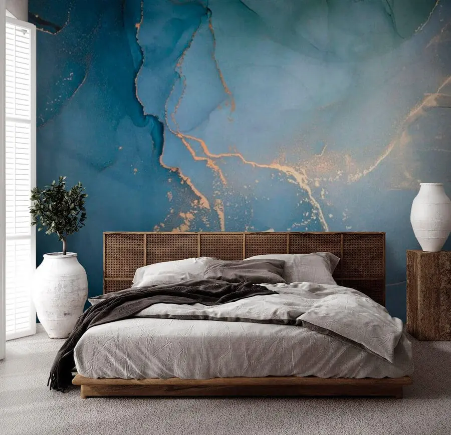 fototapet Marmură albastră u29669