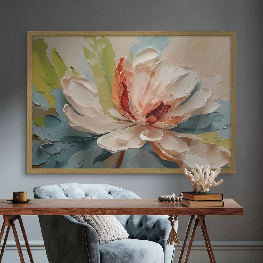 fototapet Floare abstractă în ulei f40856