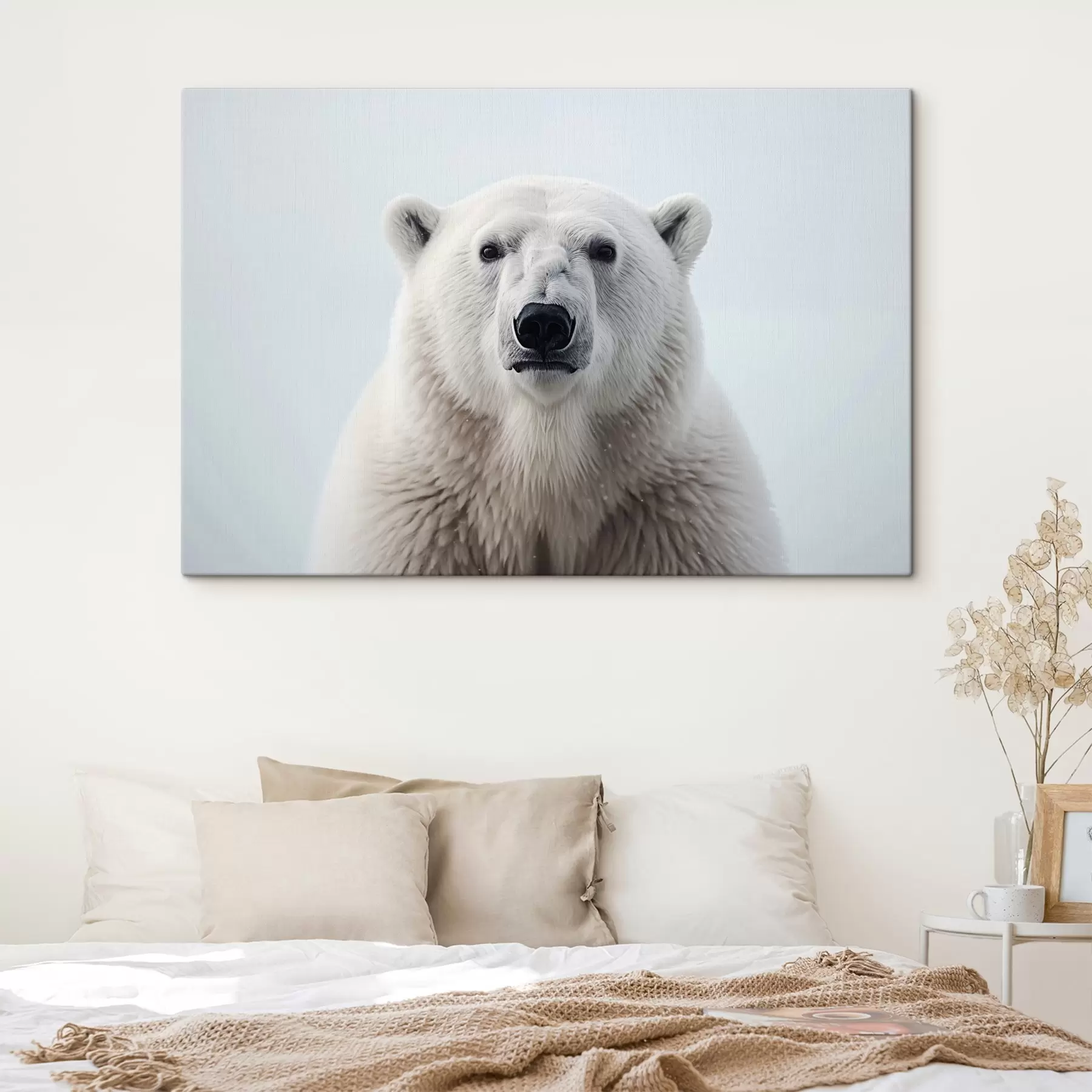 fototapet Portret al unui urs polar minimalism s41285