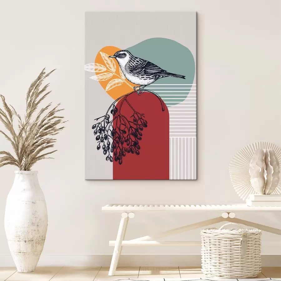 Tablouri O pasăre pe o ramură s38443