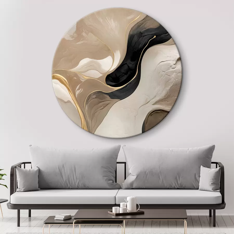 Tablouri Abstracție cu imitarea texturii r39093