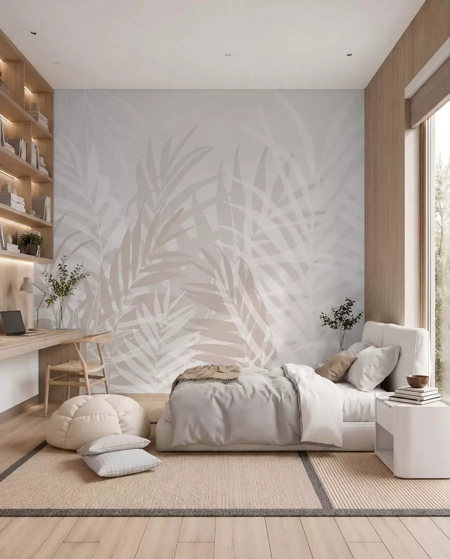 fototapet Frunze tropicale la modă w02026v2