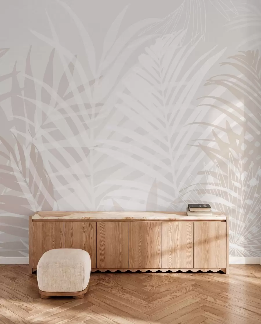 fototapet Frunze tropicale la modă w02026v2