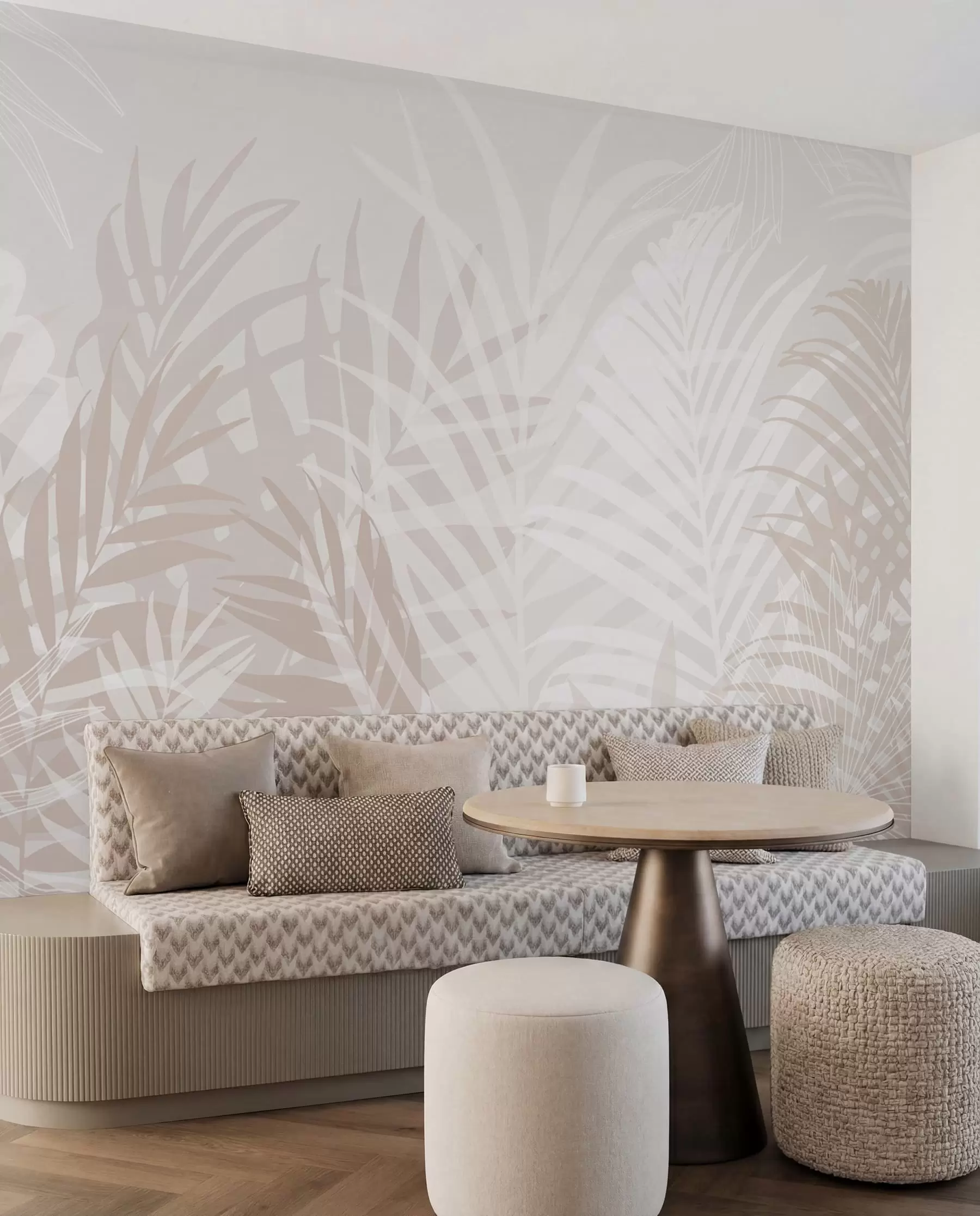 fototapet Frunze tropicale la modă w02026v2
