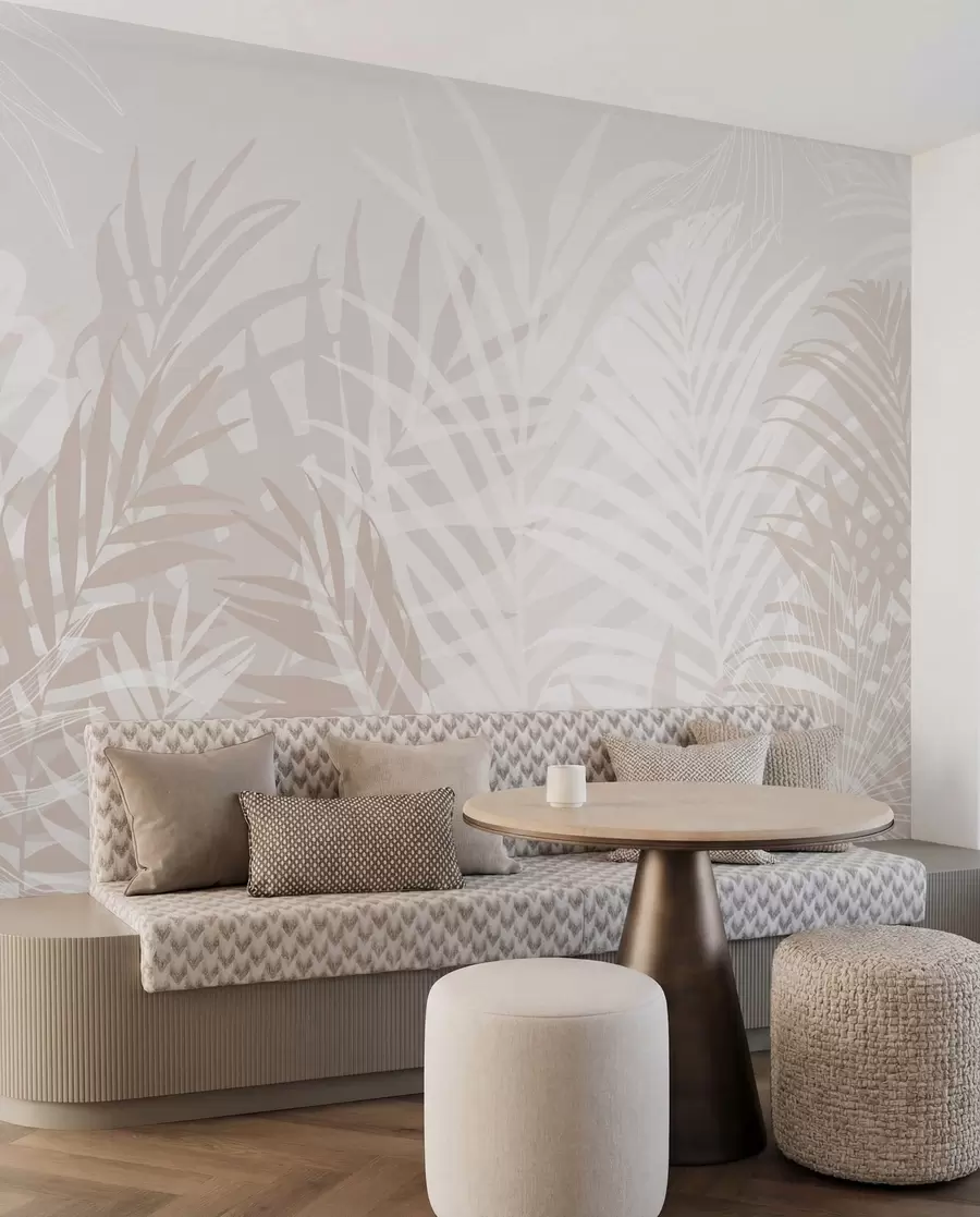 fototapet Frunze tropicale la modă w02026v2