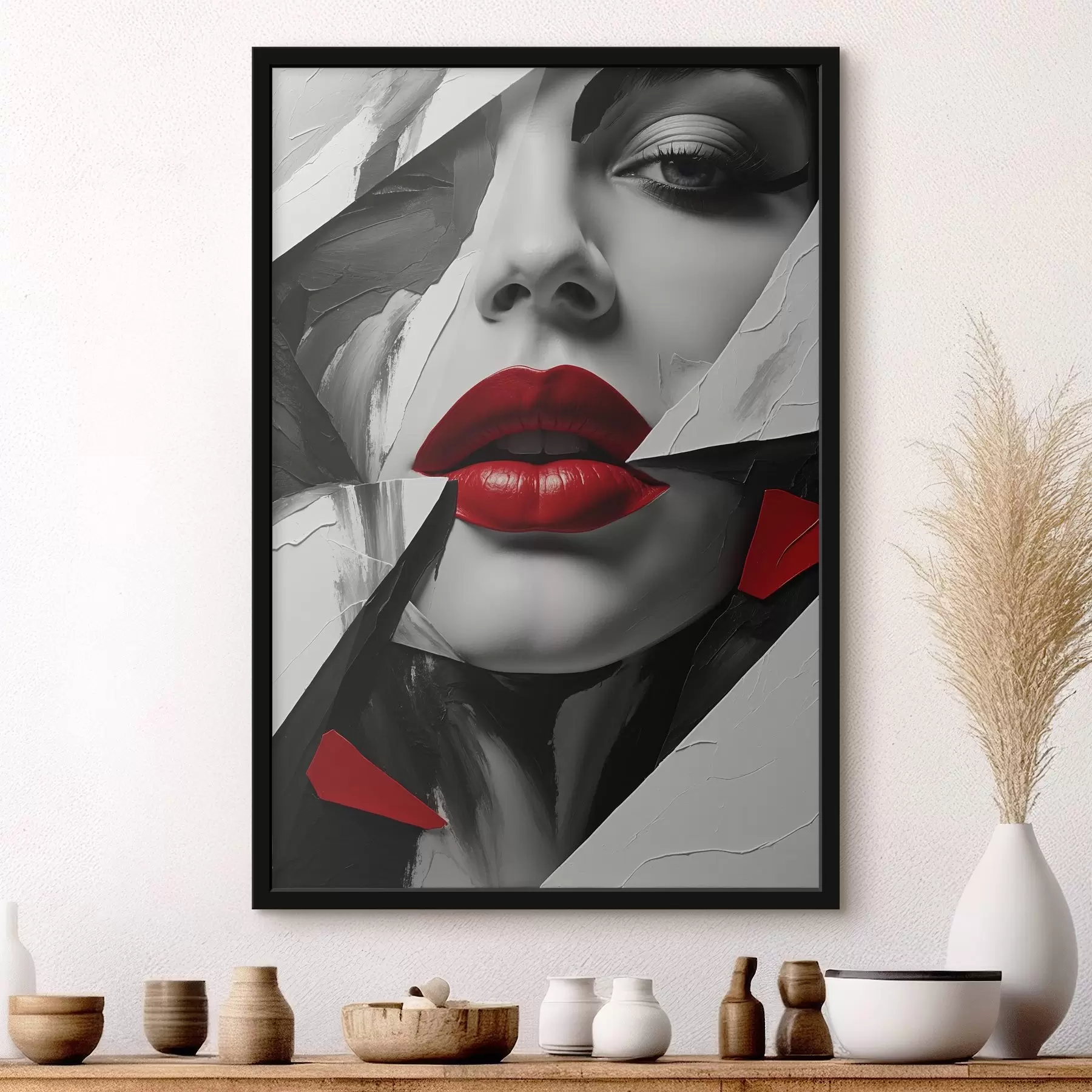 fototapet Fața de lut a unei fete f41287