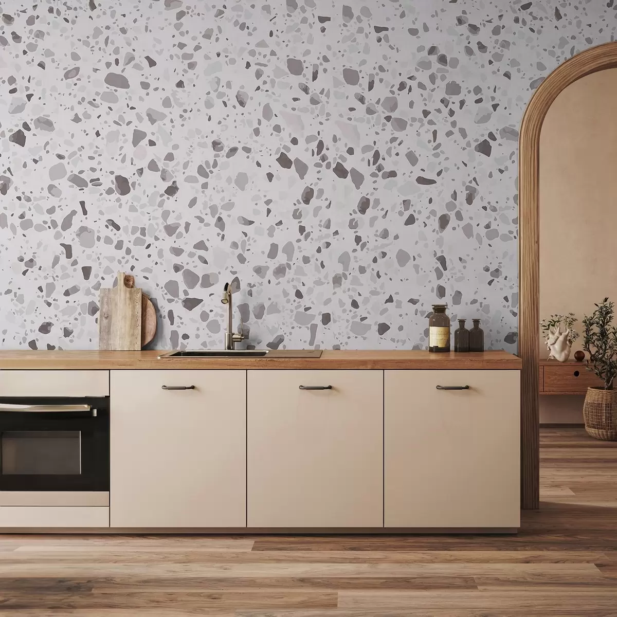 fototapet Design elegant cu textură de suprafață pestriță u99669