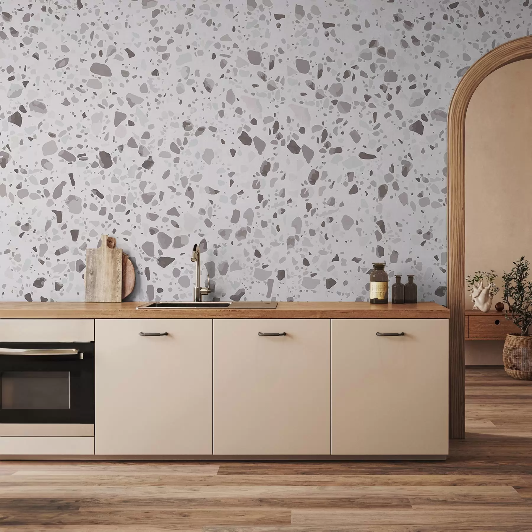 fototapet Design elegant cu textură de suprafață pestriță u99669