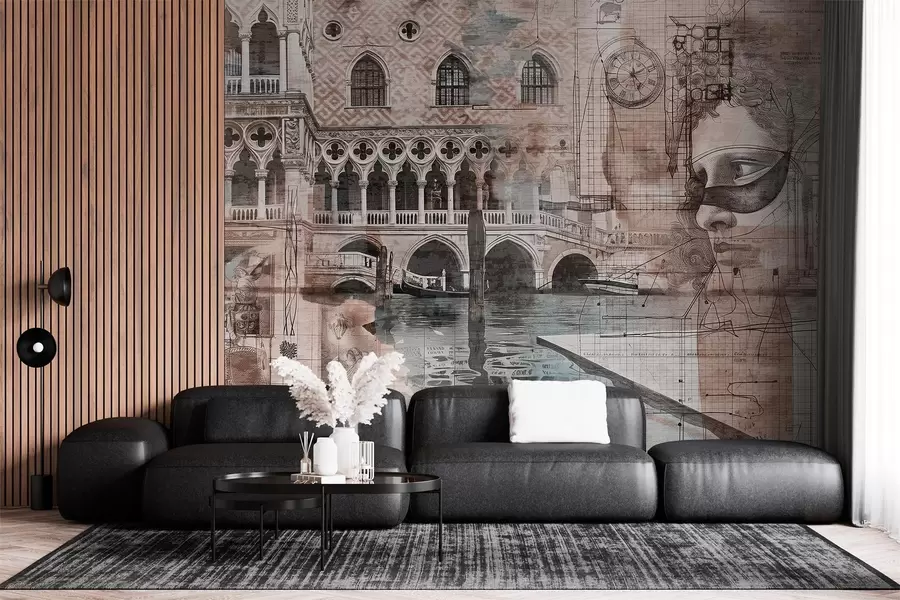 fototapet Arhitectura și expresiile artistice venețiene w00873