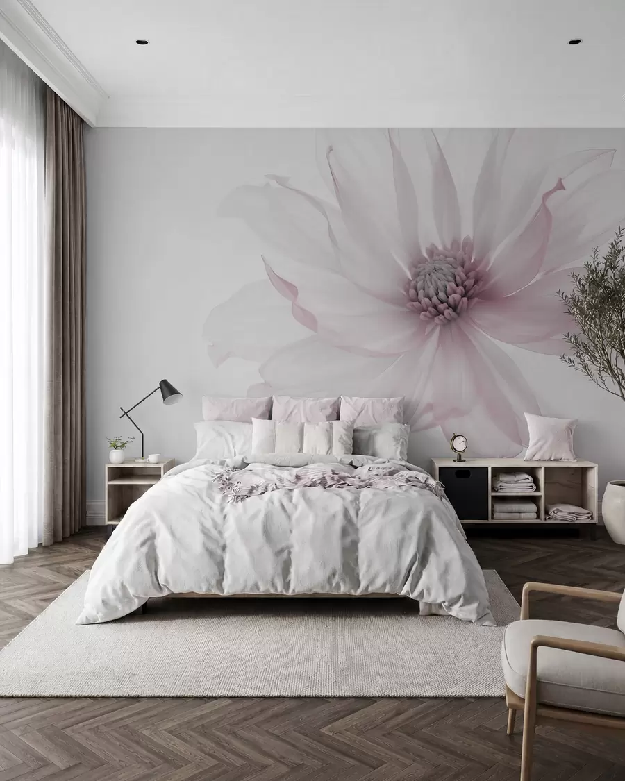 fototapet O floare în roz w02077v2