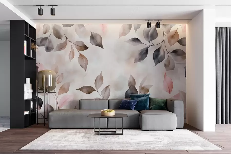 fototapet Frunziș delicat de acuarelă w02069v1