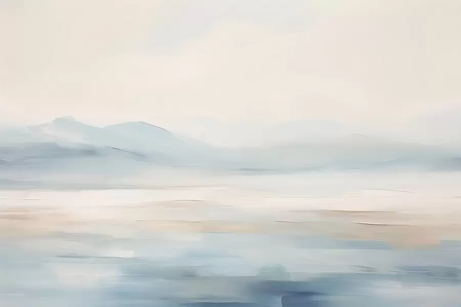 fototapet Pictat peisaj acuarelă w02113