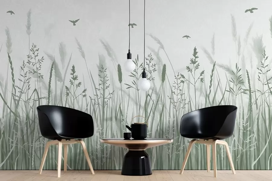 fototapet Un câmp de spice de porumb w02119v2