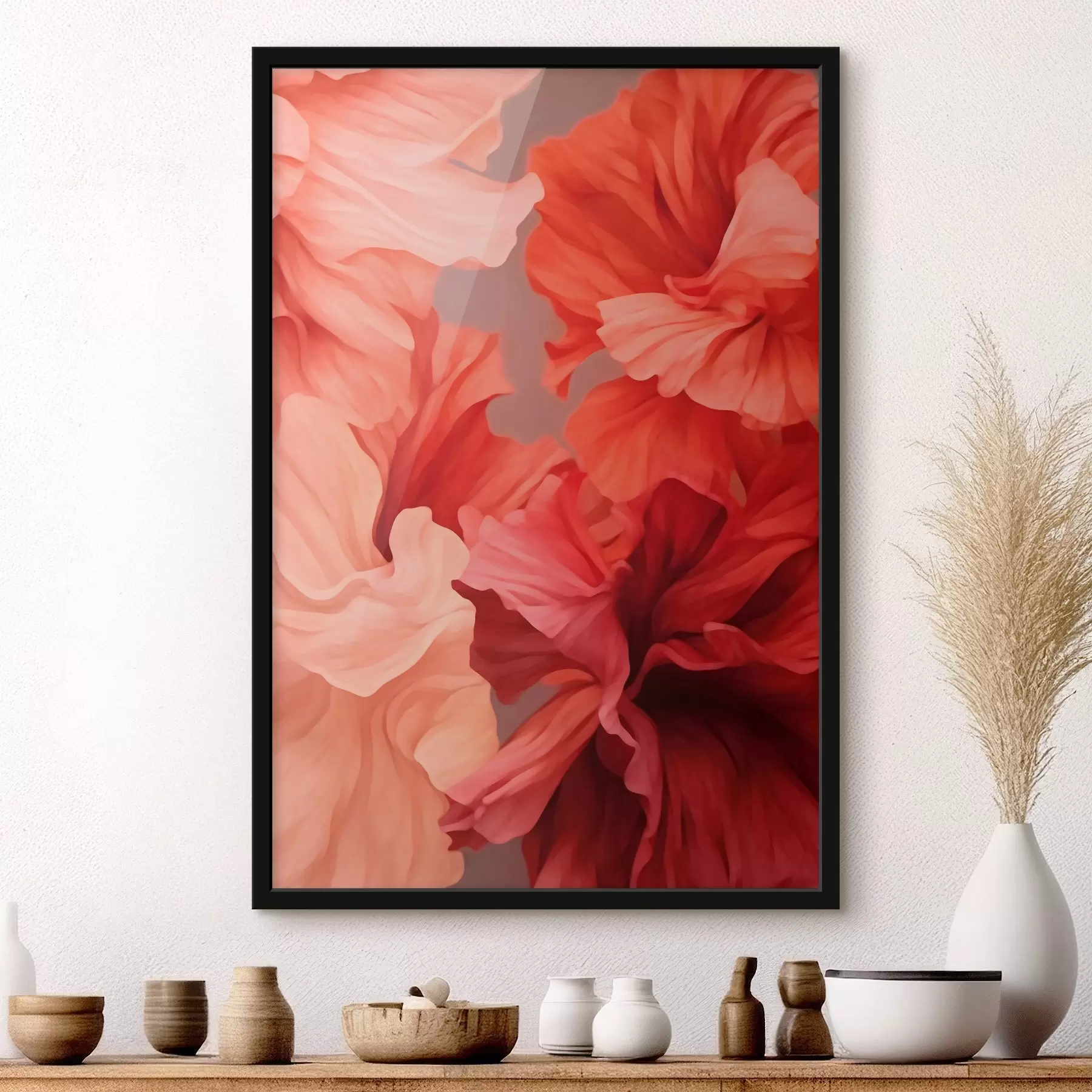 fototapet Mac roșu cald f41488