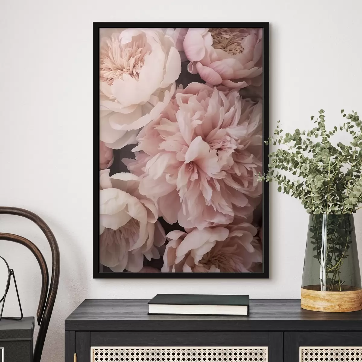 Poster Bujori roz delicat f41489