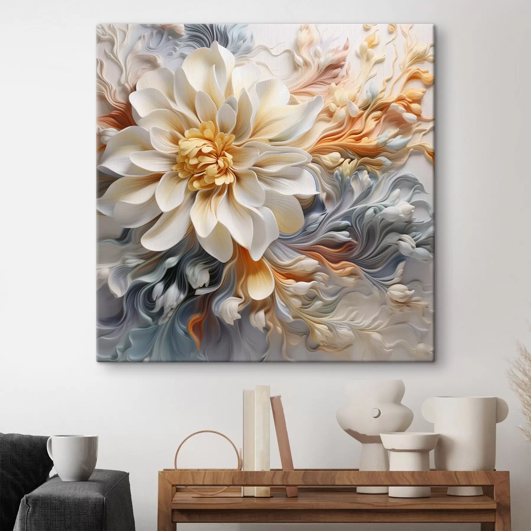 fototapet Floare abstractă volumetrică s41551