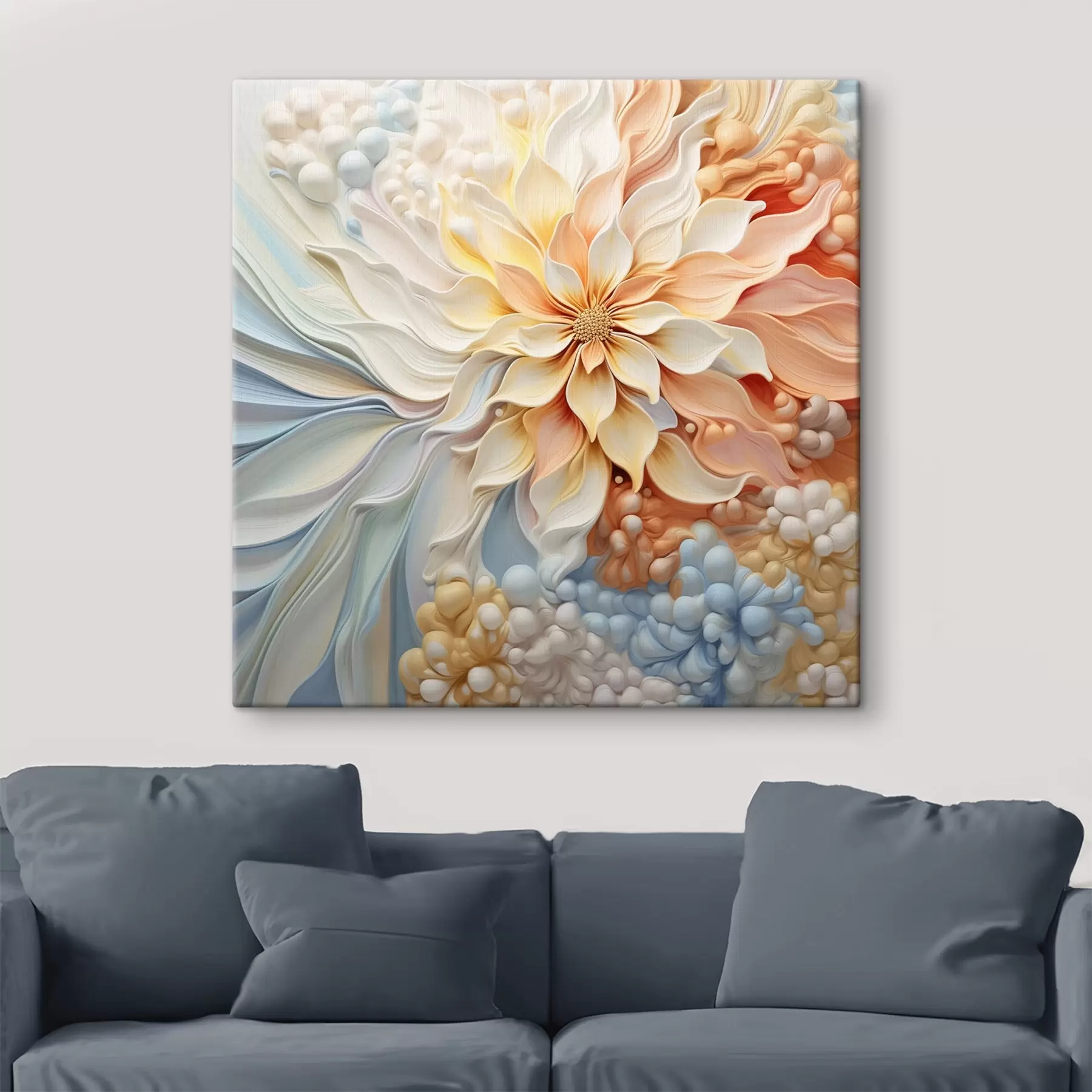 Tablouri Floare mare volumetrică s41552