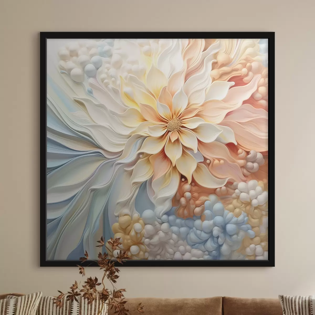 Poster Floare mare volumetrică f41552