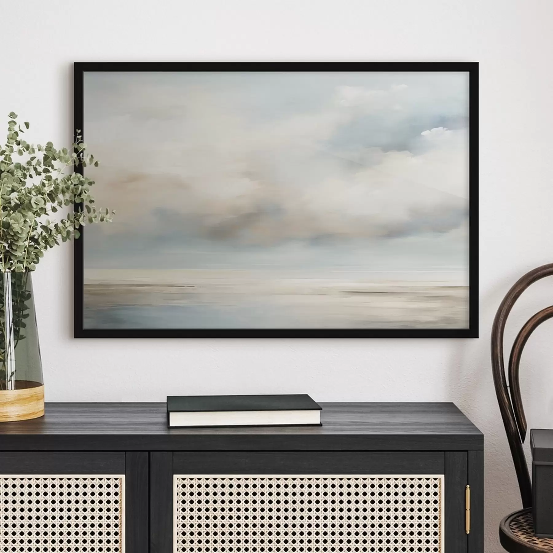 fototapet Mare și nori acuarelă f41602