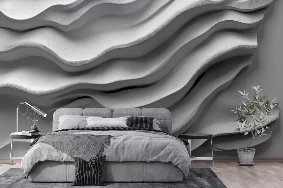 fototapet Сoncrete textura de relief neted w02233