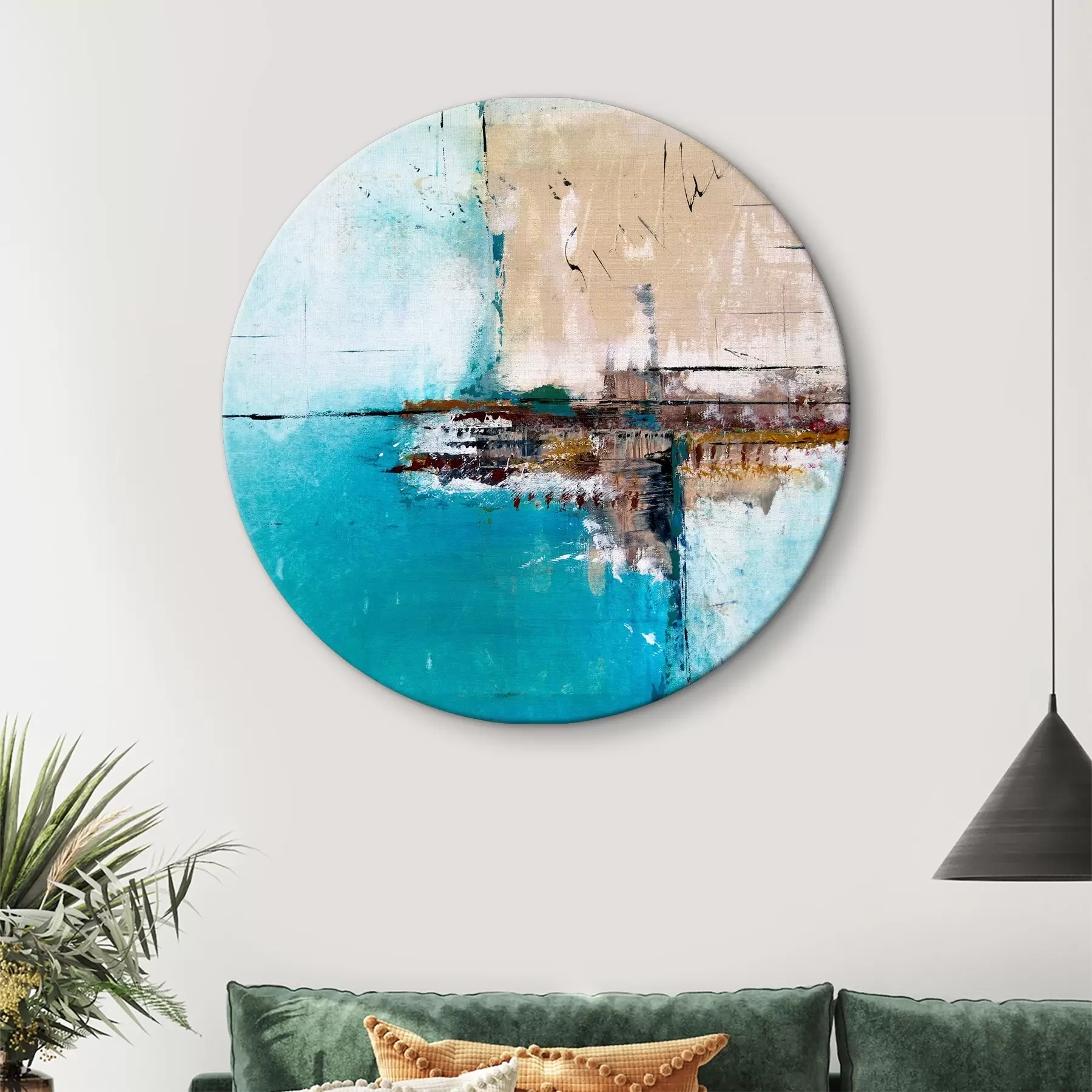 Tablouri Oraș abstract pe coasta de azur r01169