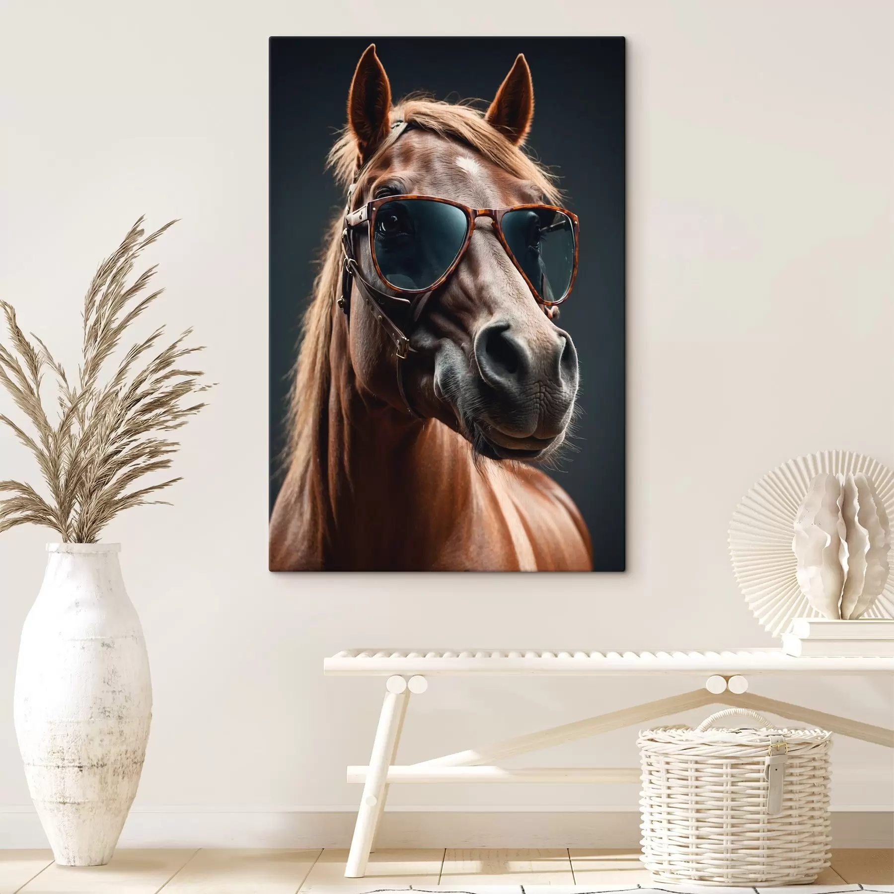 fototapet Cal cu ochelari s41519