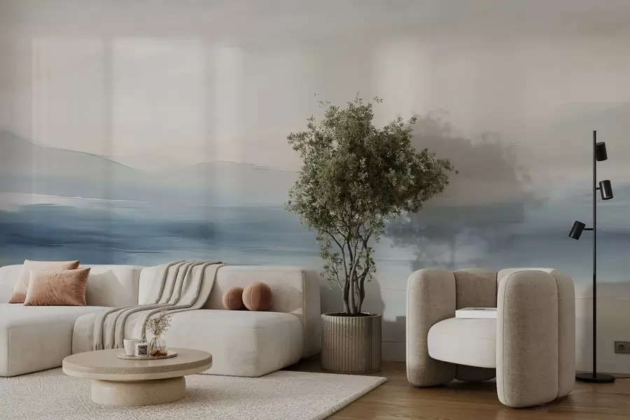 fototapet Minimalist peisaj de mare w02409