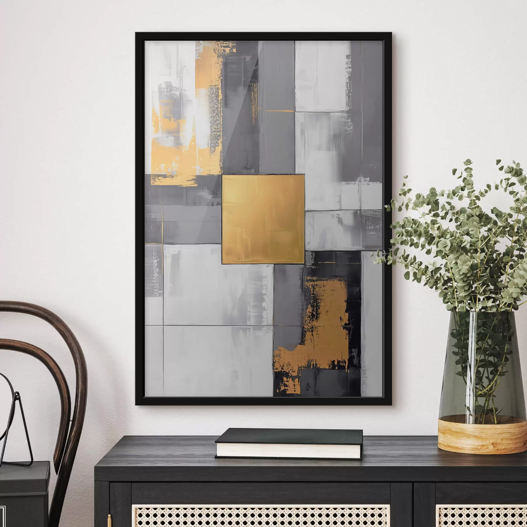 fototapet Abstracție cu un pătrat în centru f41846