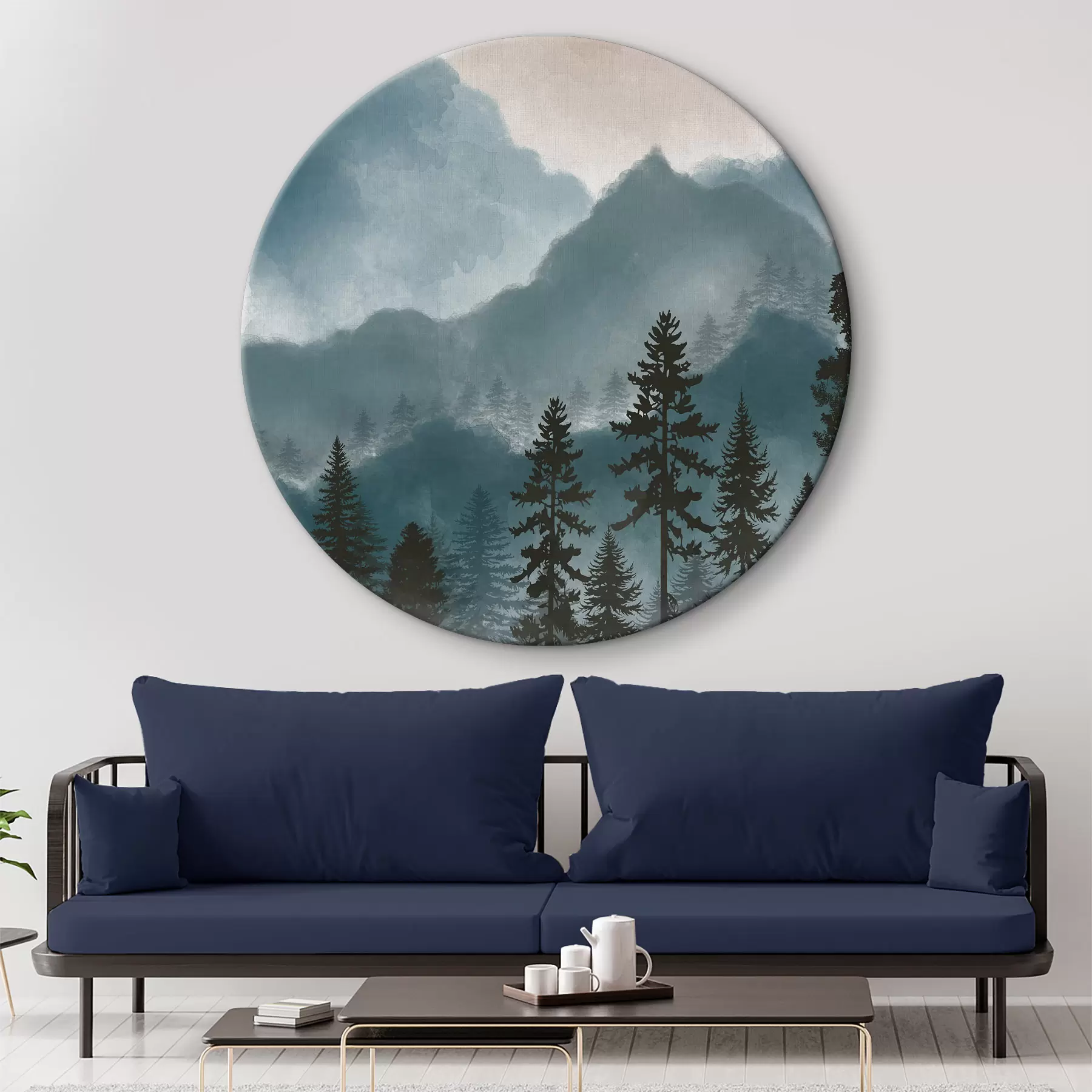 Tablouri Munți abstracte acuarelă r36607