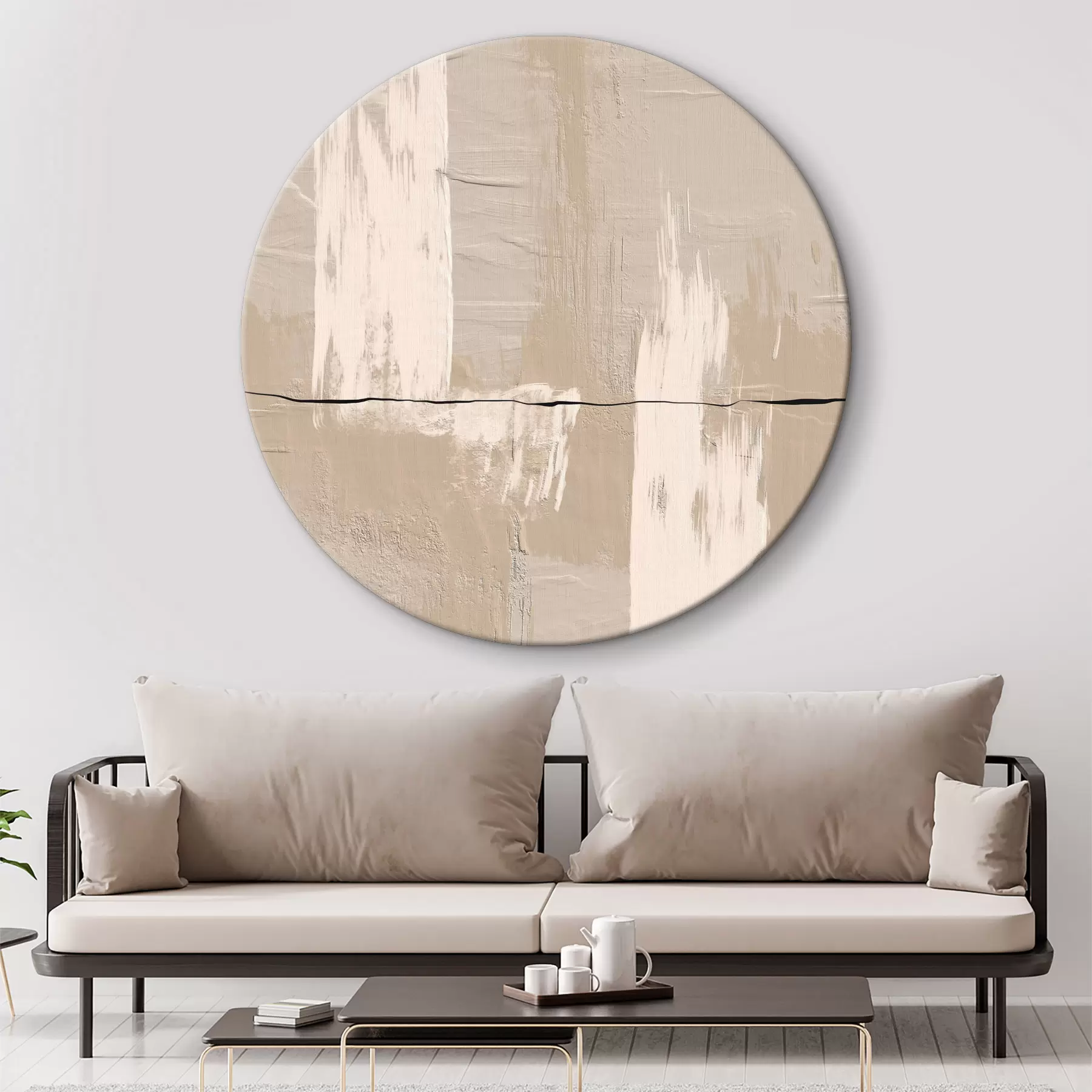 Tablouri Abstracție bej r36304