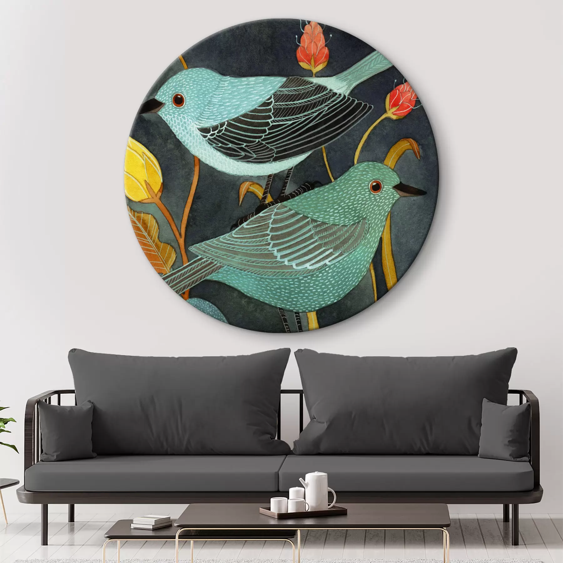 Tablouri Trei păsări se uită în jur r03061