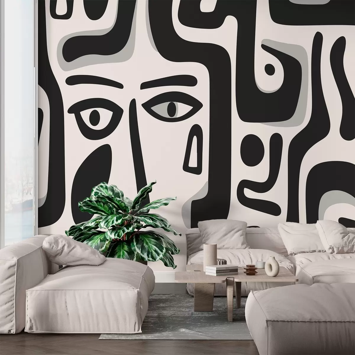 fototapet Față abstractă w02414