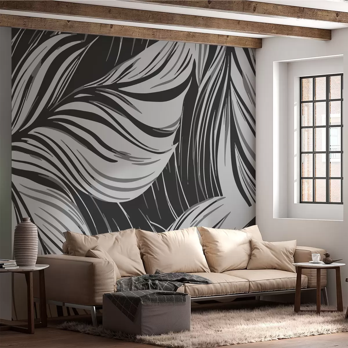 fototapet Model de frunze w02415v1