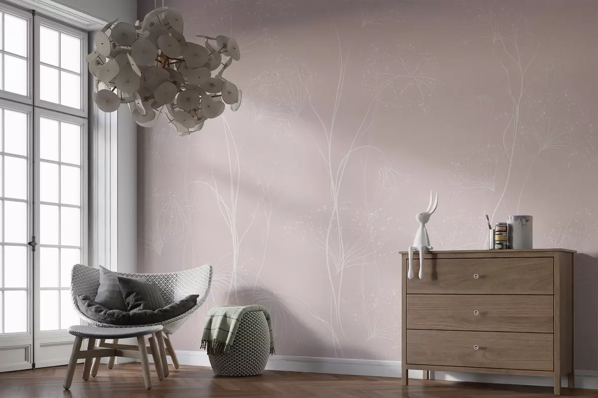 fototapet Motive florale ușoare w02422