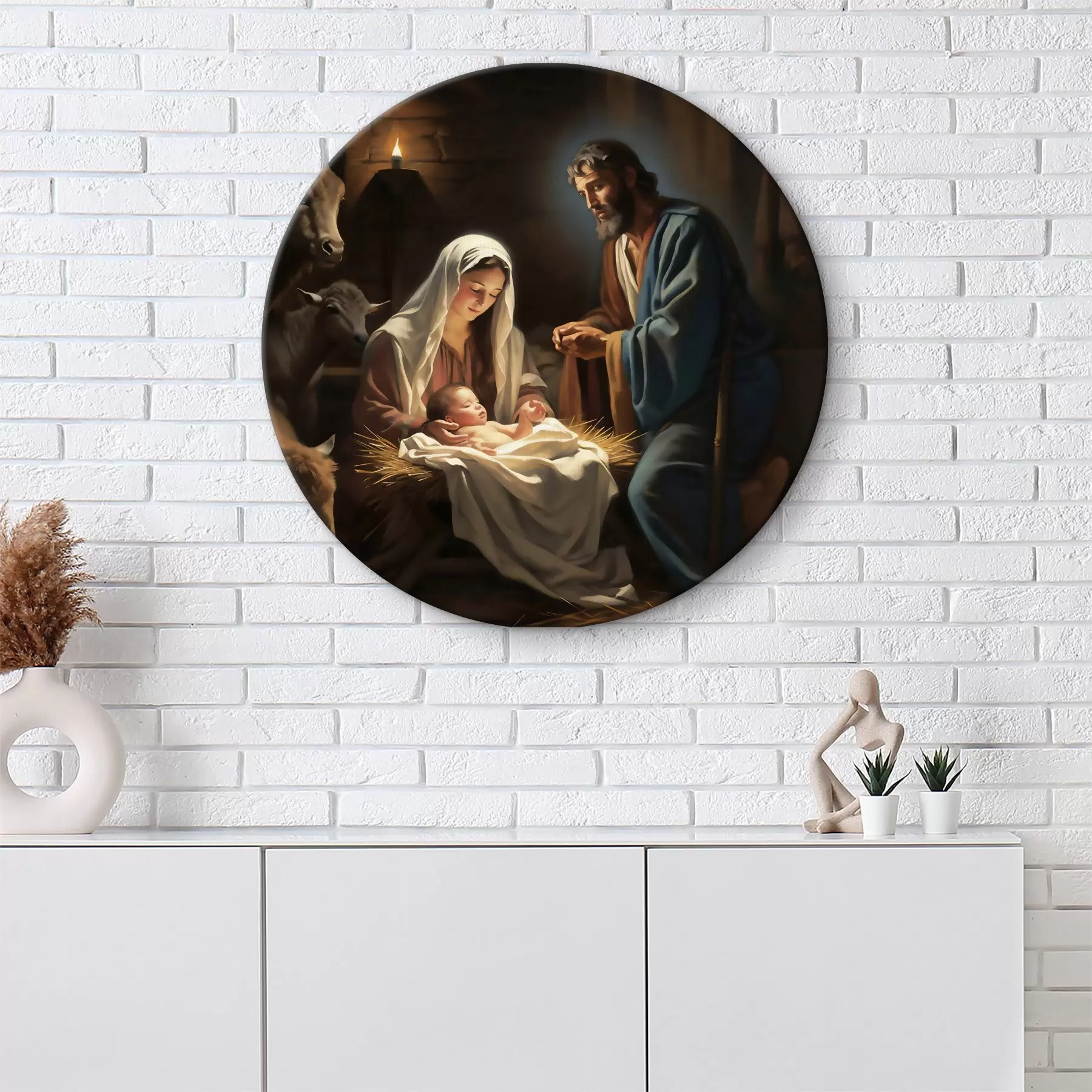 Tablouri Artă, scenă de nativitate și pictură r33488