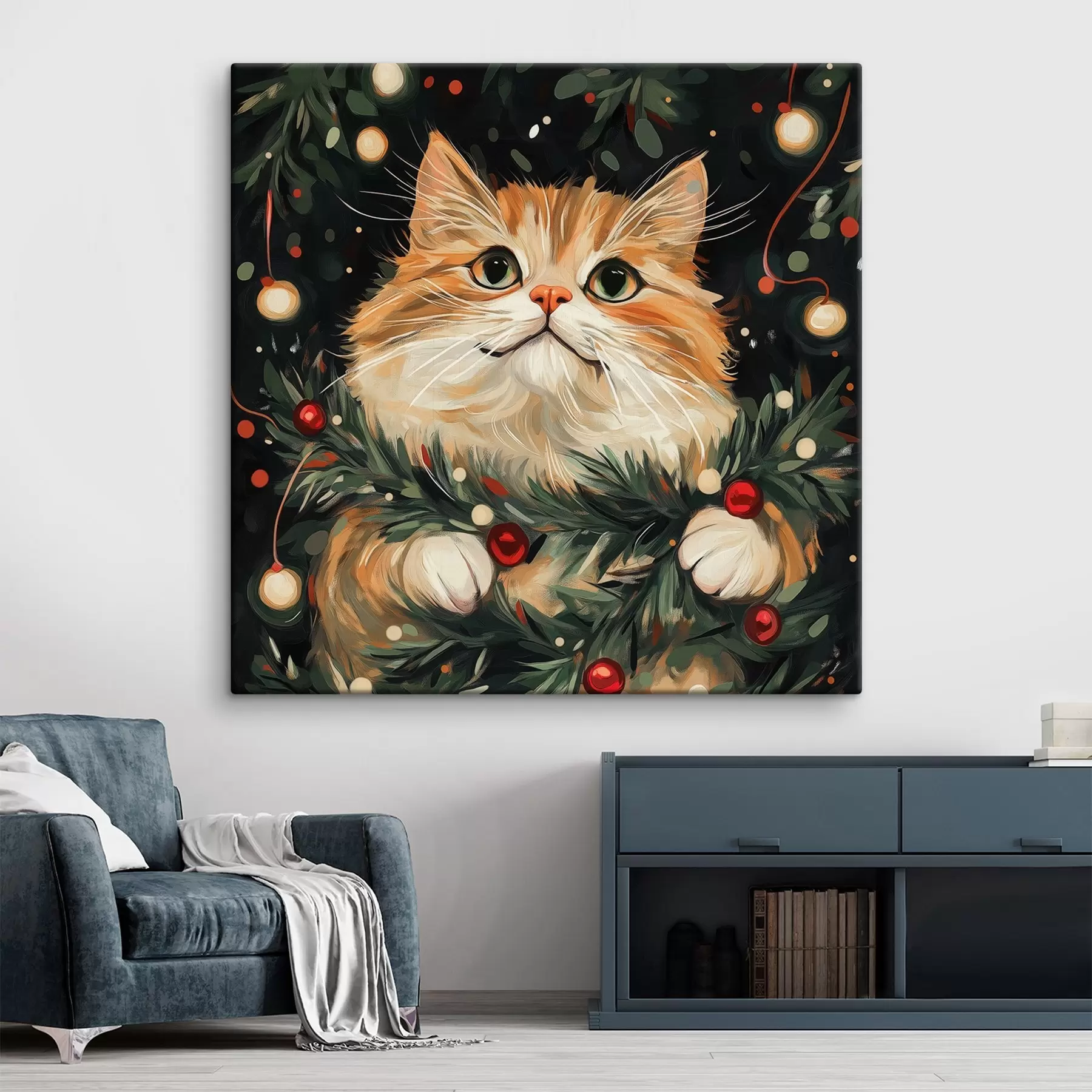 Tablouri Pisica de Anul Nou s42105