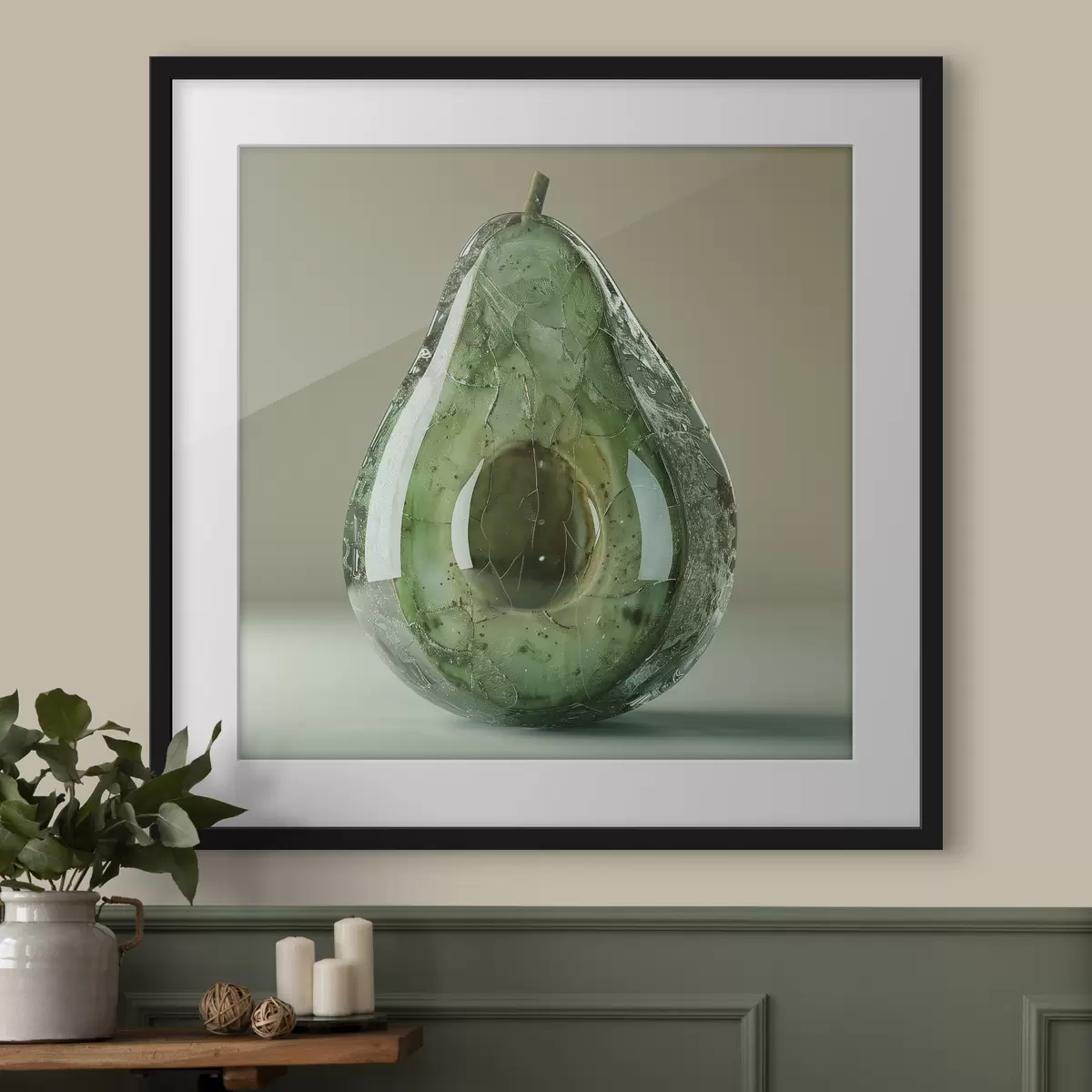 Poster Legume, avocado de sticlă f42068