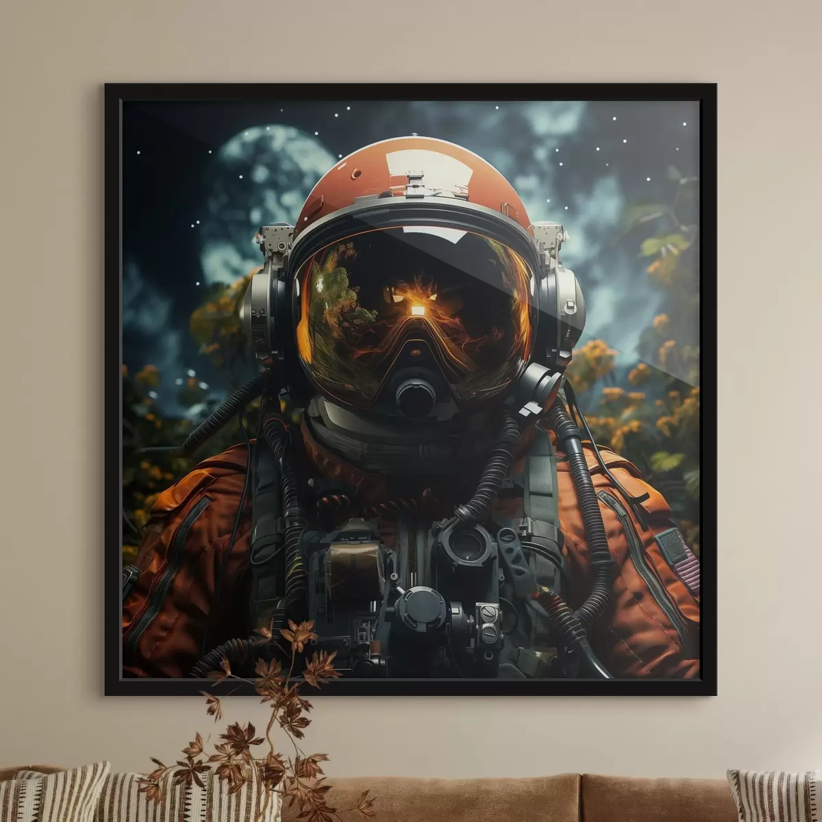 Poster Persoană purtând costum de astronaut f37389