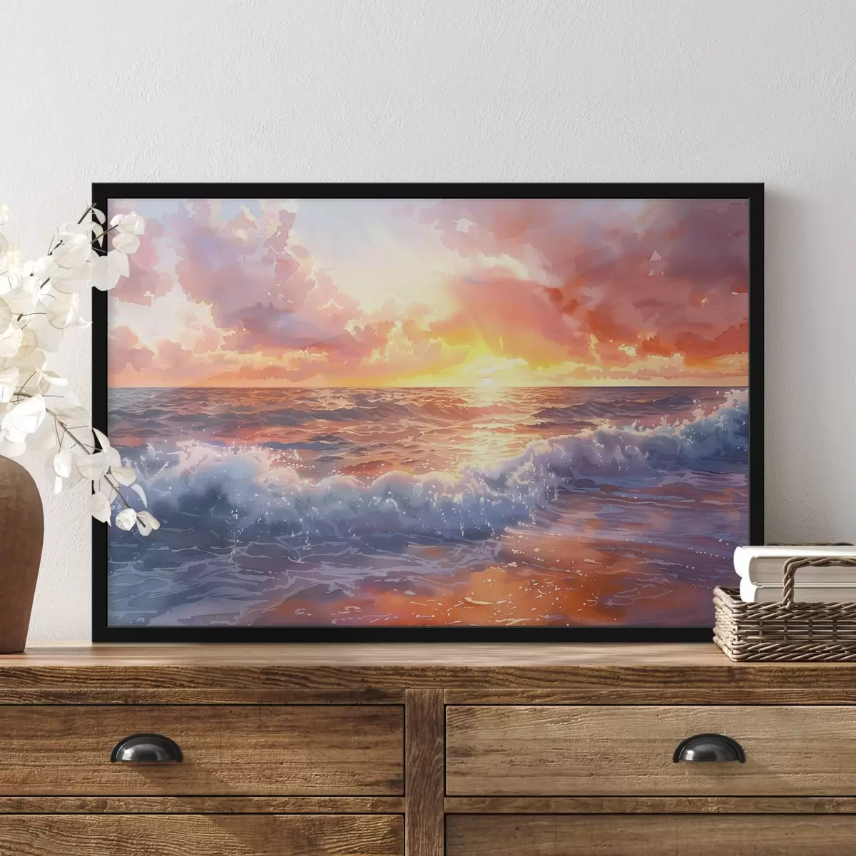 Poster Apus de soare peste ocean f38476