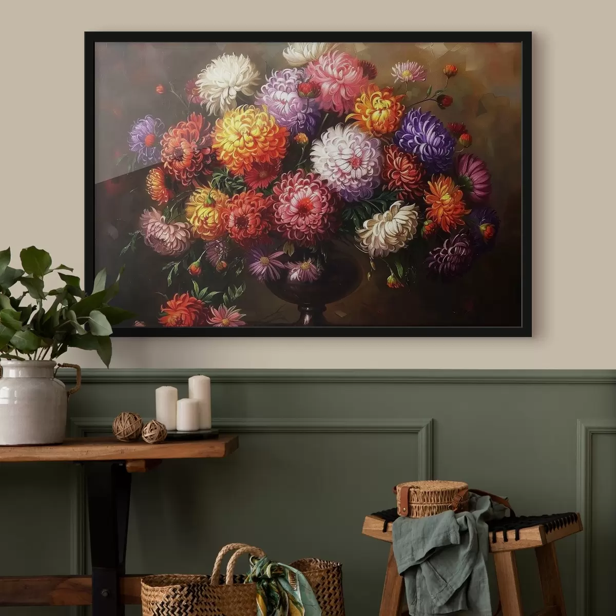 Poster Buchet vibrant în eleganță atemporală f38546