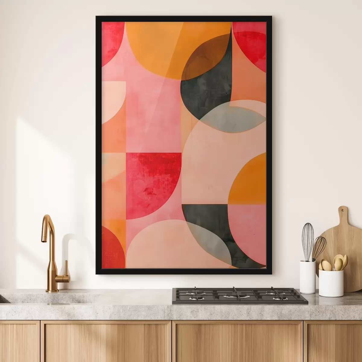 Poster Model colorat pe perete f38144