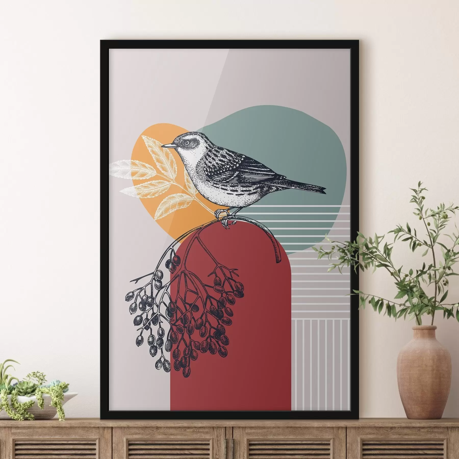 Tablouri Pasăre pe o ramură f38443