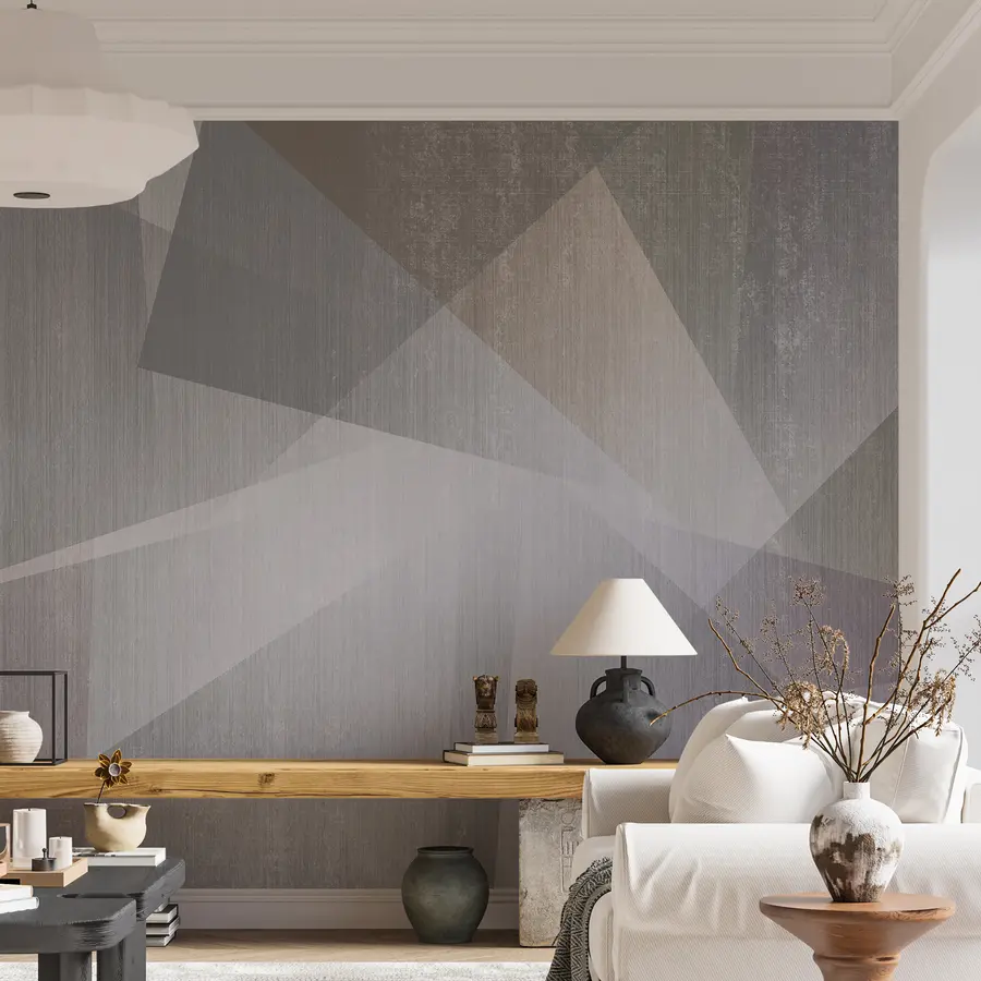 fototapet Dreptunghi, gri e art u45929