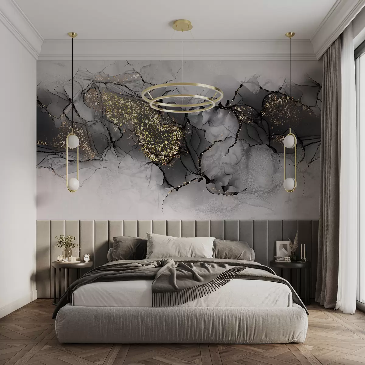 fototapet Creangă, rămurică și peisaj natural u51038