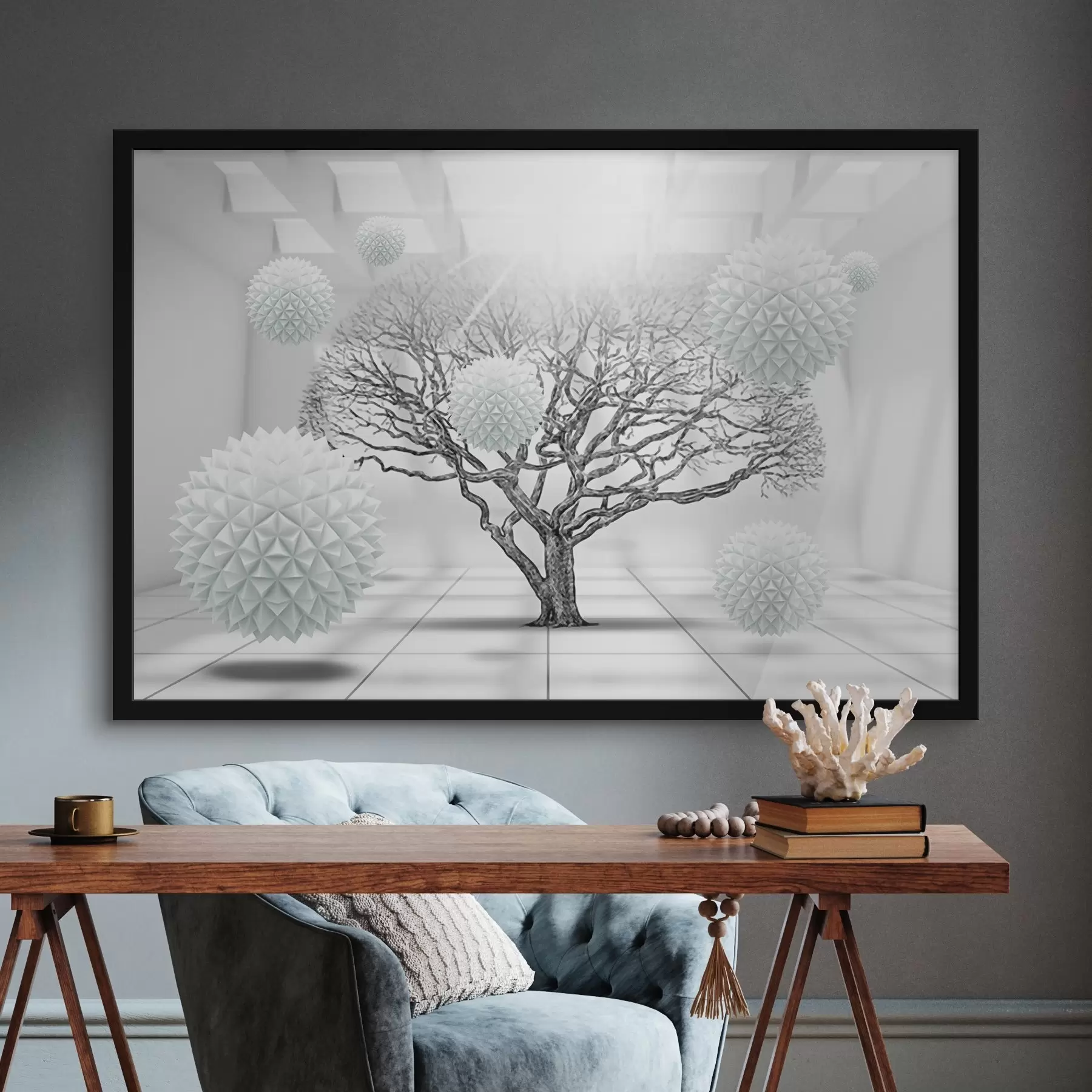 fototapet Un copac care se întinde f02828