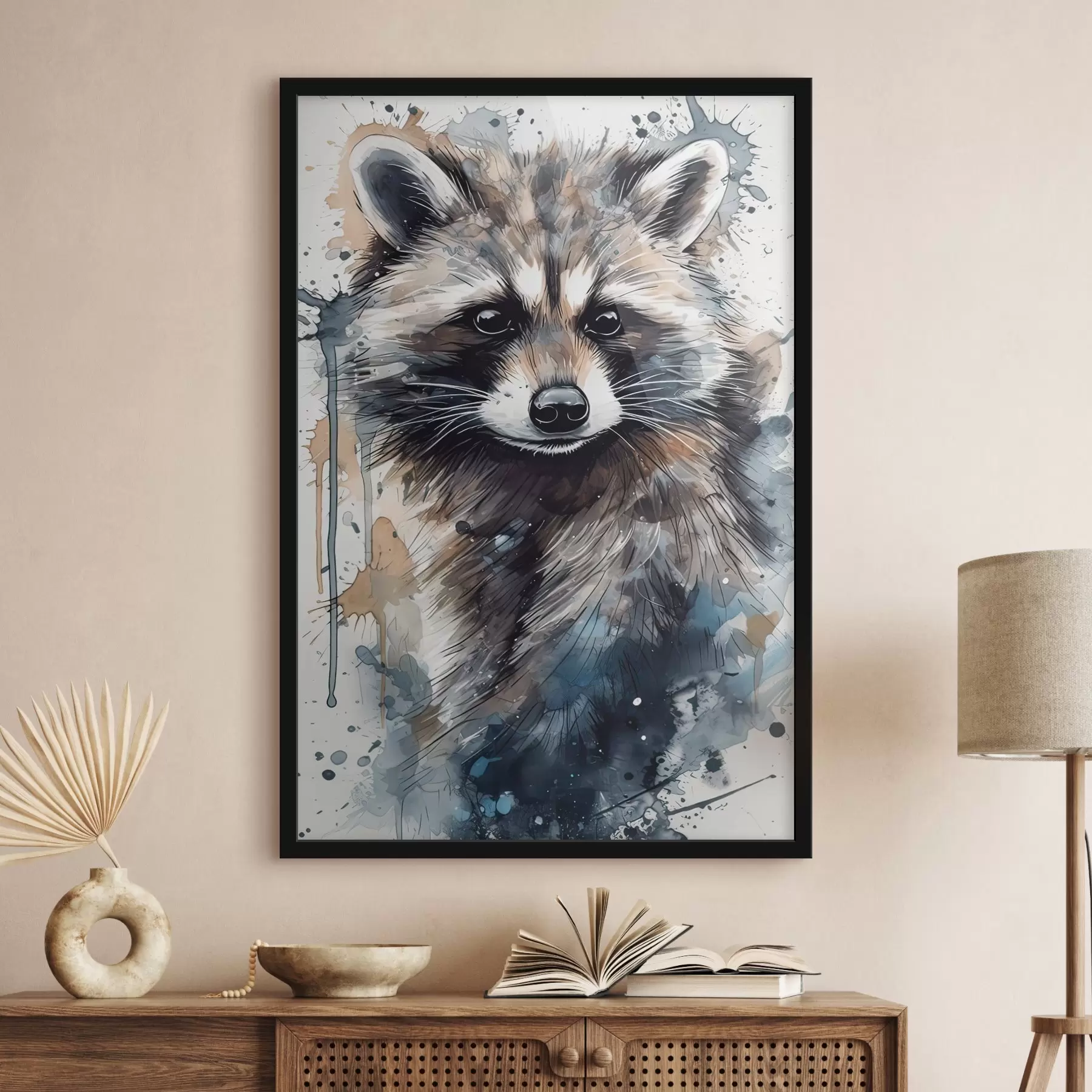 fototapet Raton într-un stil acuarelă f32306