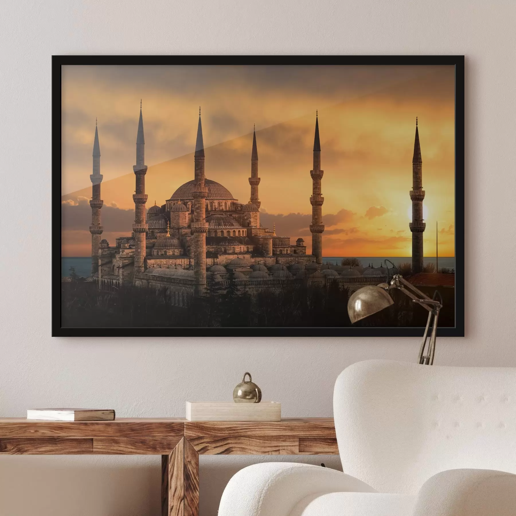 Tablouri Moscheea Albastră la apus de soare, Istanbul f33029